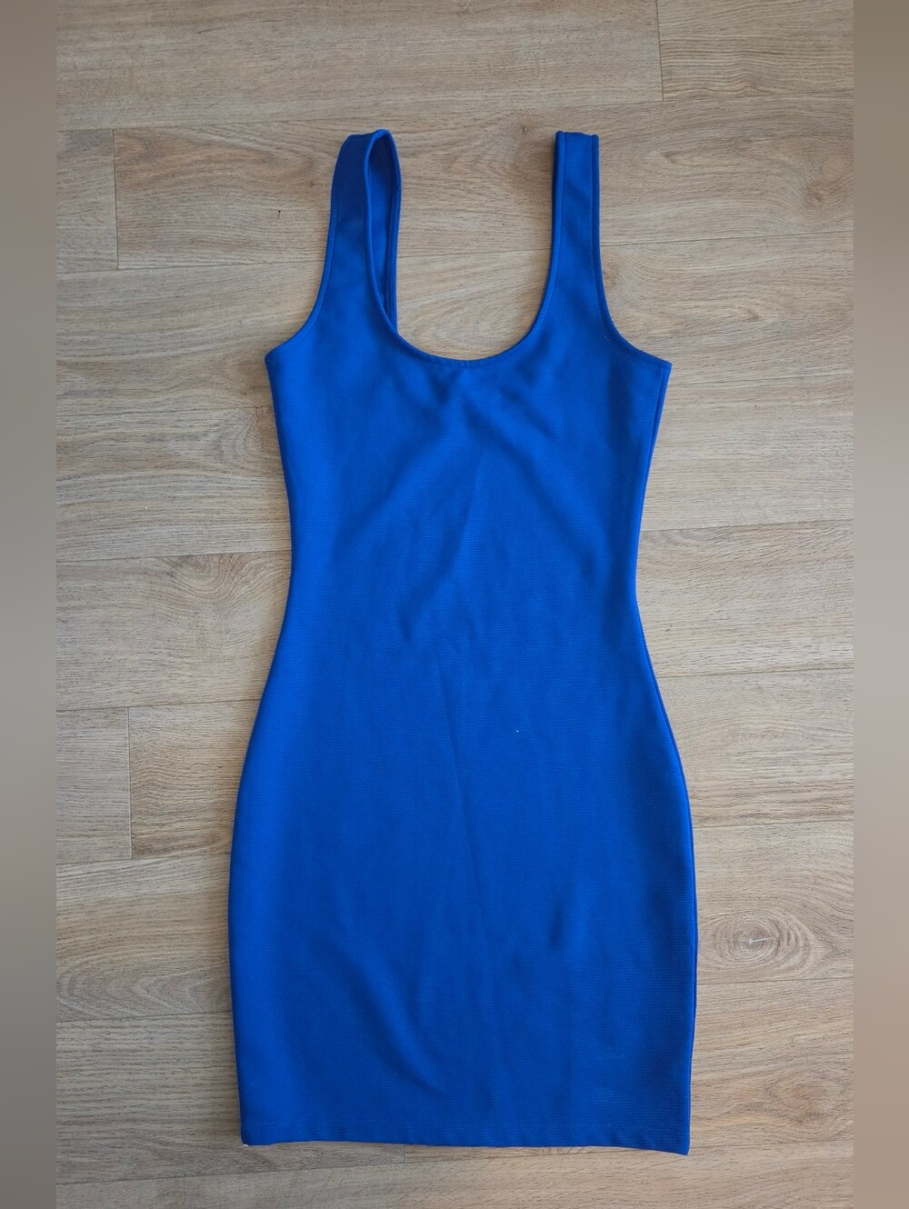 Blue Mini Bodycon Dress